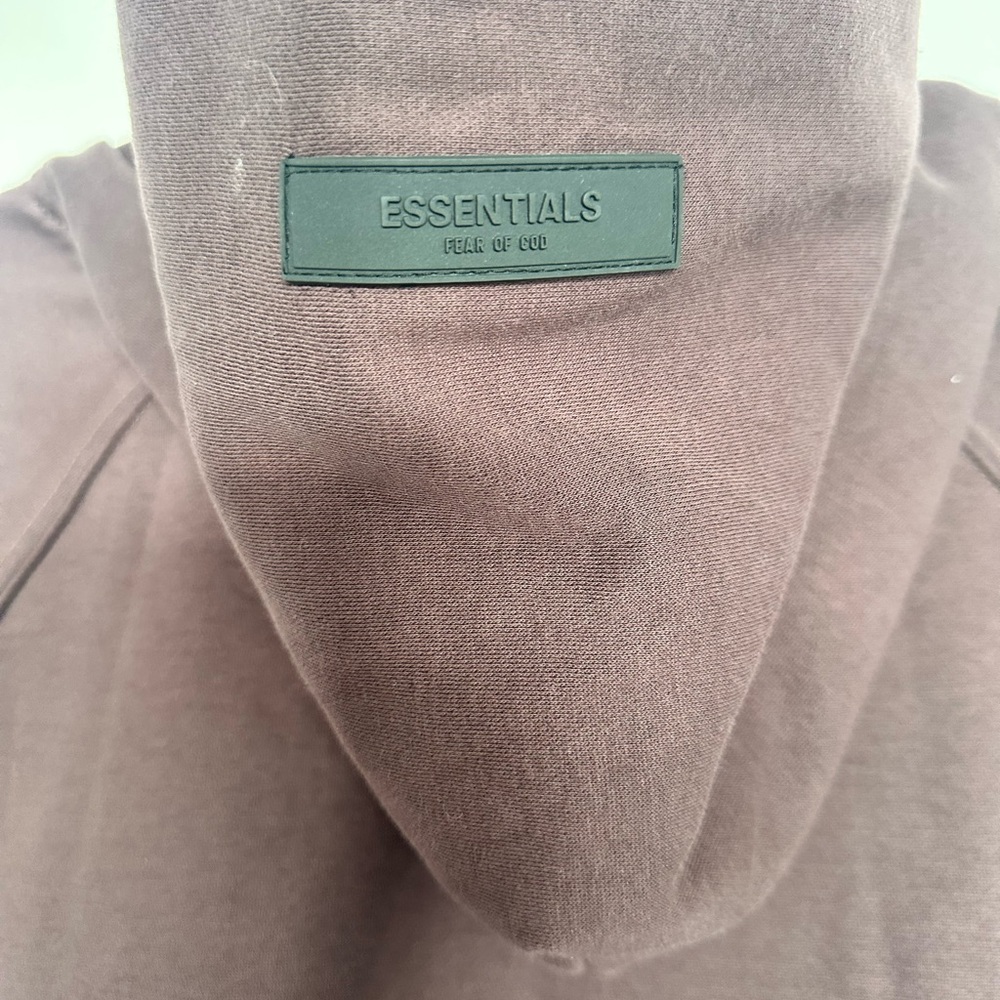 Essentials Brown Hoodie - Picture 6 of 8